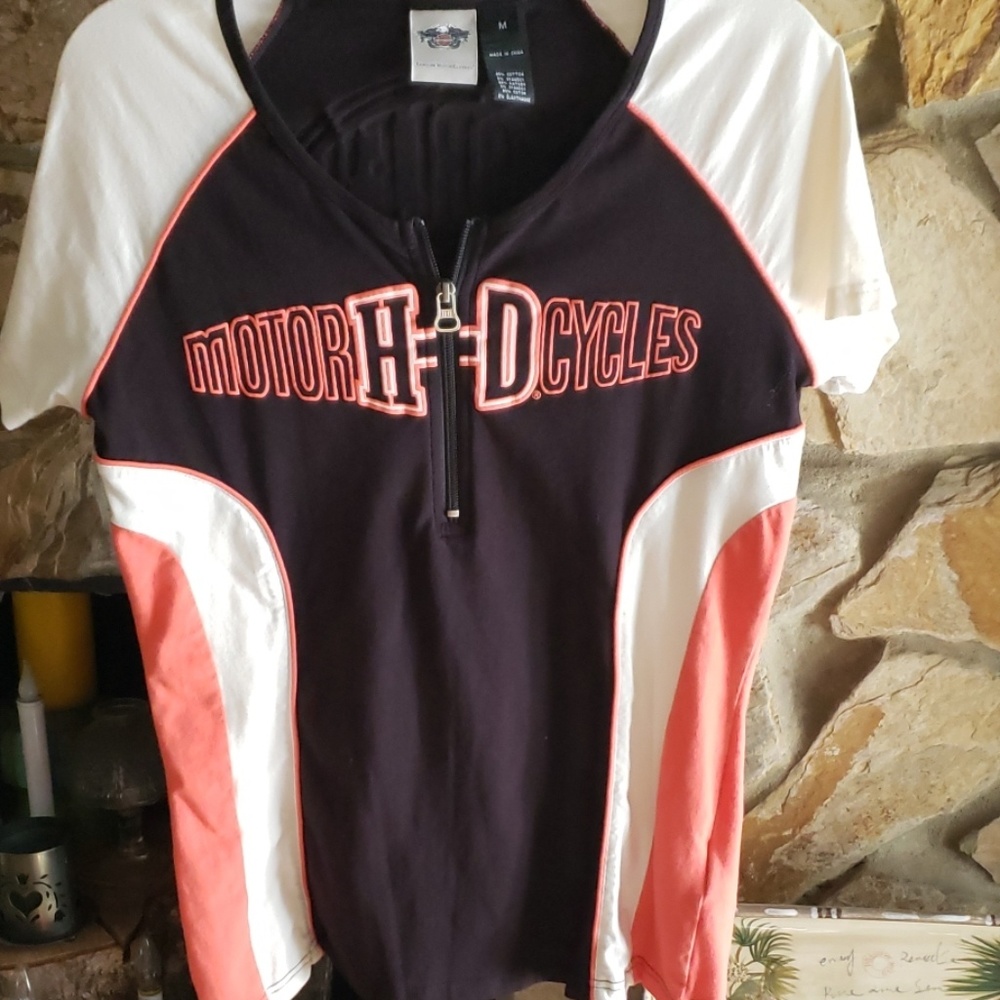 Final price Harley Davidson pull over shirt Sz M